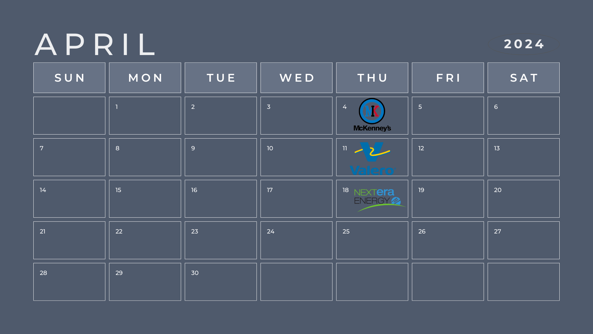 Spring Calendar ASME